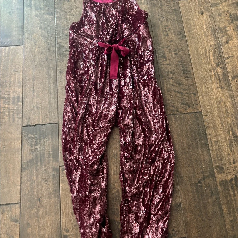 FP “Love Again” sequined harem romper, SP, NWOT - Picture 7 of 8